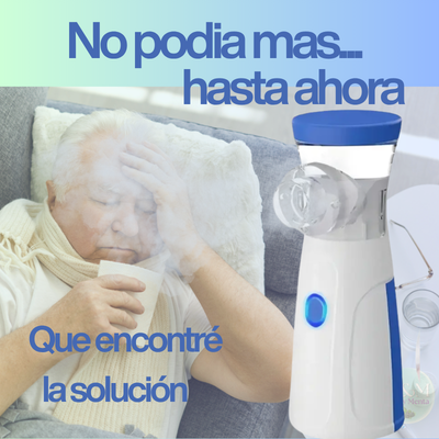 NEBULIZADOR RECARGABLE Y PORTATIL