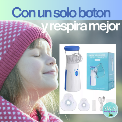NEBULIZADOR RECARGABLE Y PORTATIL