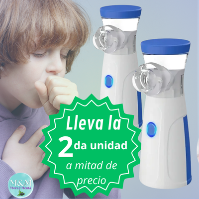 NEBULIZADOR RECARGABLE Y PORTATIL