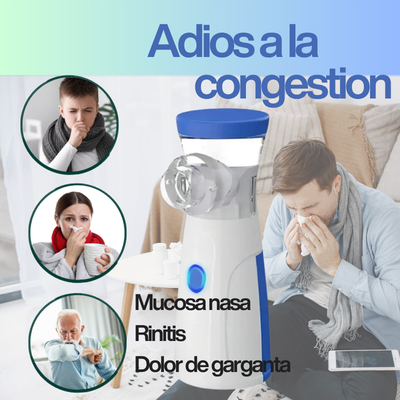 NEBULIZADOR RECARGABLE Y PORTATIL